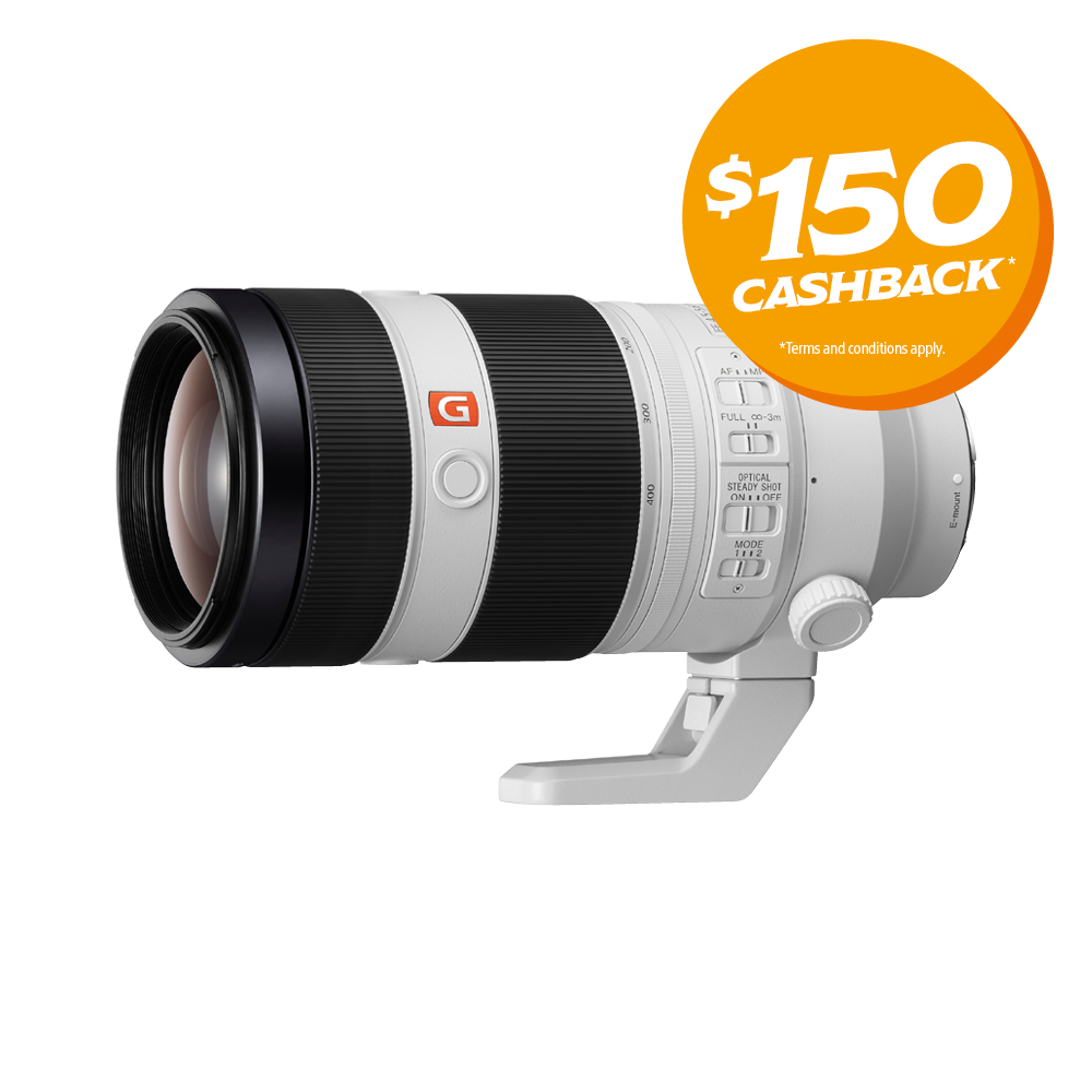FE 100-400mm GM Lens | Bonus $150 Cashback