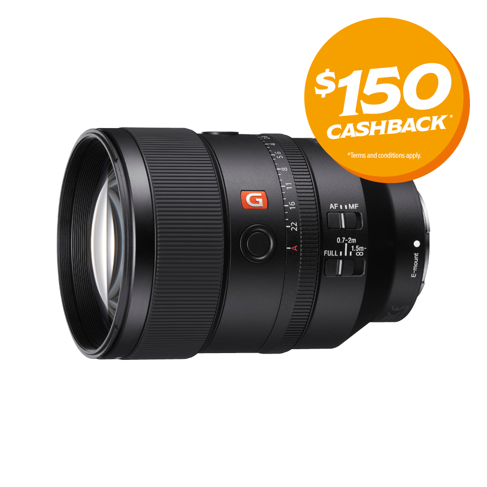 FE 135mm F1.8 GM Lens | Bonus $150 Cashback