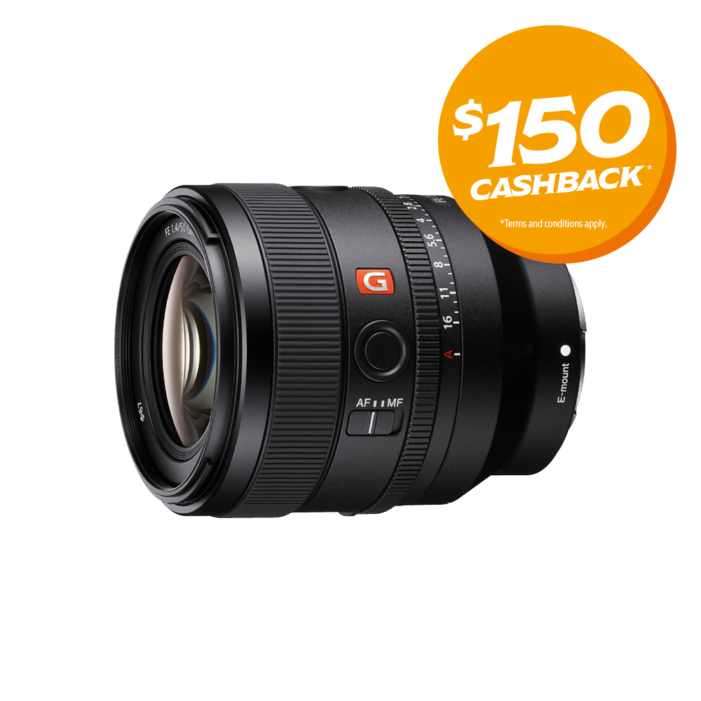 FE 50mm F1.4 GM Lens | Bonus $150 Cashback